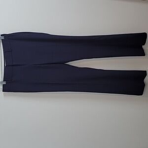 554873 Banana Republic Martin Fit Navy wool blend lined trousers